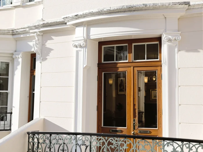 Regency timber French doors in a Brighton period property